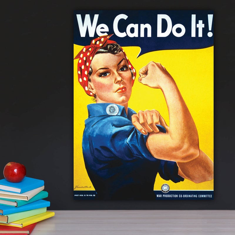 Palace Learning We Can Do It Poster - Rosie the Riveter - Westinghouse Girl - World War 2 Poster - WW2 - LAMINATED (18" x 24") - Image 4